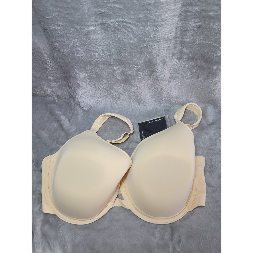 Underoutfit 1235 Lightly Lined Full Coverage Underwire Bra Sand 38E Smooth NWT